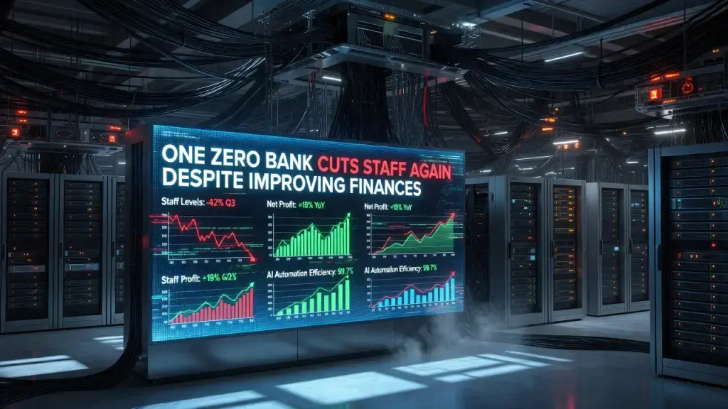 One Zero Bank Cuts Staff Again Despite Improving Finances