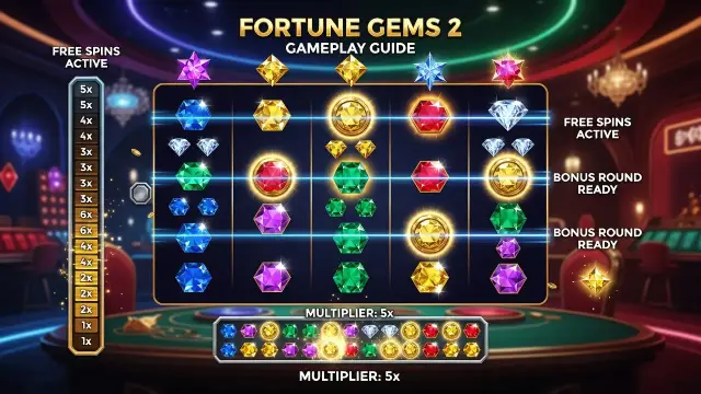 Fortune Gems 2 Gameplay Guide: Slot Mechanics, Symbols, Bonus Features, and Free Spins